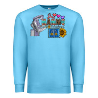 Ocean Blue mammo technologist Premium Sweatshirt - CowhideDigitalArt