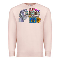 Pale Pink mammo technologist Premium Sweatshirt - CowhideDigitalArt