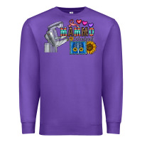 Purple mammo technologist Premium Sweatshirt - CowhideDigitalArt
