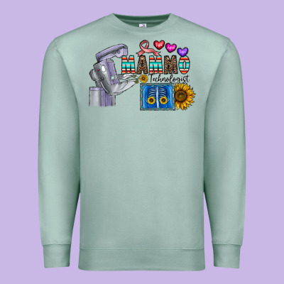 Mammo Technologist Premium Sweatshirt Designed By Cowhidedigitalart