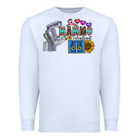 White mammo technologist Premium Sweatshirt - CowhideDigitalArt