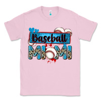 Bubblegum Pink baseball mimi with leopard Classic Tee - Zillion Design Studio