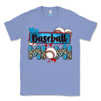 Colony Blue baseball mimi with leopard Classic Tee - Zillion Design Studio