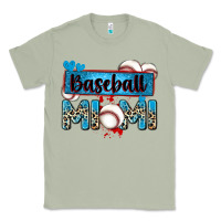 Matcha baseball mimi with leopard Classic Tee - Zillion Design Studio