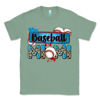 Sage baseball mimi with leopard Classic Tee - Zillion Design Studio