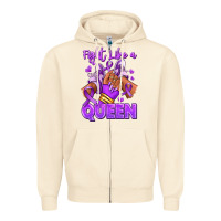 Sandshell fight like a queen lupus awareness afro girl sneak Zipper Hoodie - RanaPortraitStore