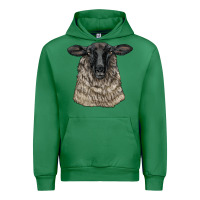 Emerald Suffolk Sheep Head Urban Hoodie - LillyAllenDesigns