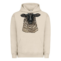 Pigment French Oak Suffolk Sheep Head Urban Hoodie - LillyAllenDesigns