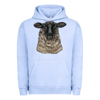Pigment Grape Ice Suffolk Sheep Head Urban Hoodie - LillyAllenDesigns