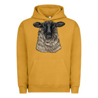 Pigment Peanut Butter Suffolk Sheep Head Urban Hoodie - LillyAllenDesigns