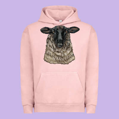 Suffolk Sheep Head Urban Hoodie Designed By Lillyallendesigns