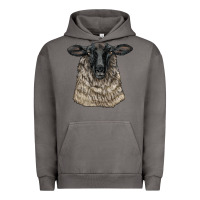 Pigment Tornado Suffolk Sheep Head Urban Hoodie - LillyAllenDesigns