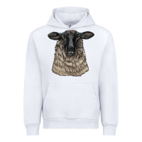 White Suffolk Sheep Head Urban Hoodie - LillyAllenDesigns