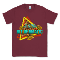 Burgundy a little bit dramatic Classic Tee - texasbilliewilder