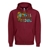 Burgundy let me tell you about my jesus western Zipper Hoodie - texasbilliewilder