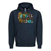 Navy let me tell you about my jesus western Zipper Hoodie - texasbilliewilder