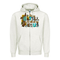 Oatmeal Heather let me tell you about my jesus western Zipper Hoodie - texasbilliewilder