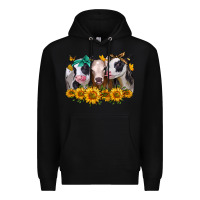 Black sunflower heifers Premium Hoodie - Jasminsmagicworld