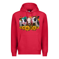 Cardinal sunflower heifers Premium Hoodie - Jasminsmagicworld