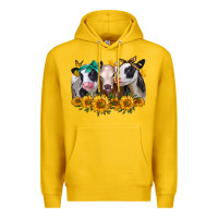 Lemon sunflower heifers Premium Hoodie - Jasminsmagicworld