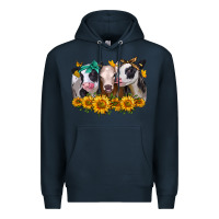 Navy sunflower heifers Premium Hoodie - Jasminsmagicworld