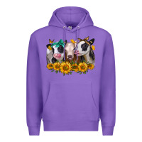 Purple sunflower heifers Premium Hoodie - Jasminsmagicworld