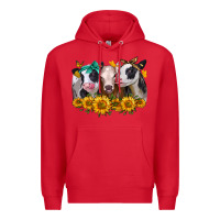 Red sunflower heifers Premium Hoodie - Jasminsmagicworld