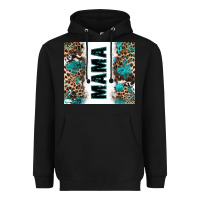 Black western mama Heavyweight Hoodie - Zillion Design Studio