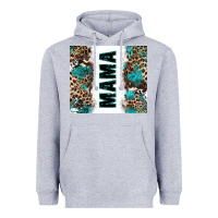 Heather Grey western mama Heavyweight Hoodie - Zillion Design Studio