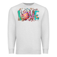 Oatmeal Heather love easter day nurse Premium Sweatshirt - RacoonDesign