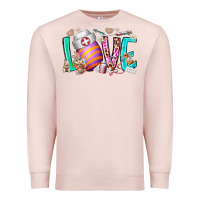 Pale Pink love easter day nurse Premium Sweatshirt - RacoonDesign