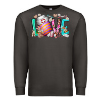 Smoke love easter day nurse Premium Sweatshirt - RacoonDesign