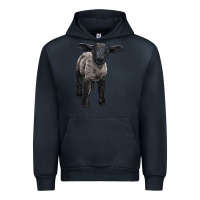 Navy suffolk baby sheep Urban Hoodie - LillyAllenDesigns