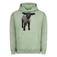 Pigment Oil Green suffolk baby sheep Urban Hoodie - LillyAllenDesigns