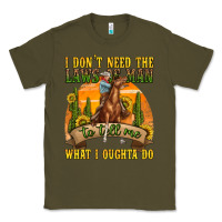 Army Green western rodeo Classic Tee - texasbilliewilder