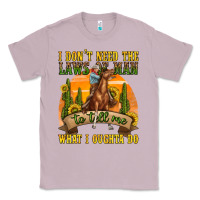 Lilac western rodeo Classic Tee - texasbilliewilder