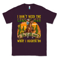 Plum western rodeo Classic Tee - texasbilliewilder