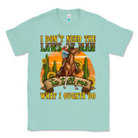 Seafoam western rodeo Classic Tee - texasbilliewilder