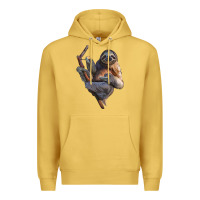Antique Gold Sloth Premium Hoodie - LillyAllenDesigns