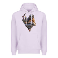 Lilac Sloth Premium Hoodie - LillyAllenDesigns