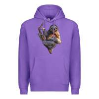 Purple Sloth Premium Hoodie - LillyAllenDesigns