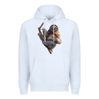 White Sloth Premium Hoodie - LillyAllenDesigns