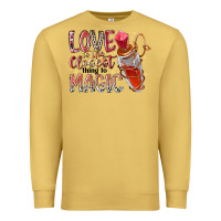 Antique Gold love is the closet thing to magic Premium Sweatshirt - RacoonDesign