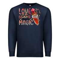 Navy love is the closet thing to magic Premium Sweatshirt - RacoonDesign