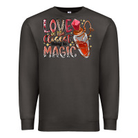 Smoke love is the closet thing to magic Premium Sweatshirt - RacoonDesign