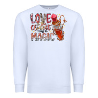 White love is the closet thing to magic Premium Sweatshirt - RacoonDesign