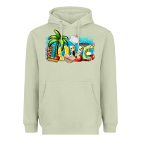 Matcha love summer teacher Heavyweight Hoodie - Zillion Design Studio