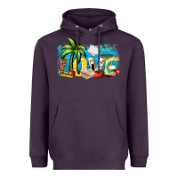 Plum love summer teacher Heavyweight Hoodie - Zillion Design Studio