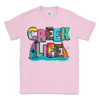 Bubblegum Pink creek life kayaking Classic Tee - Zillion Design Studio