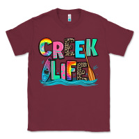 Burgundy creek life kayaking Classic Tee - Zillion Design Studio